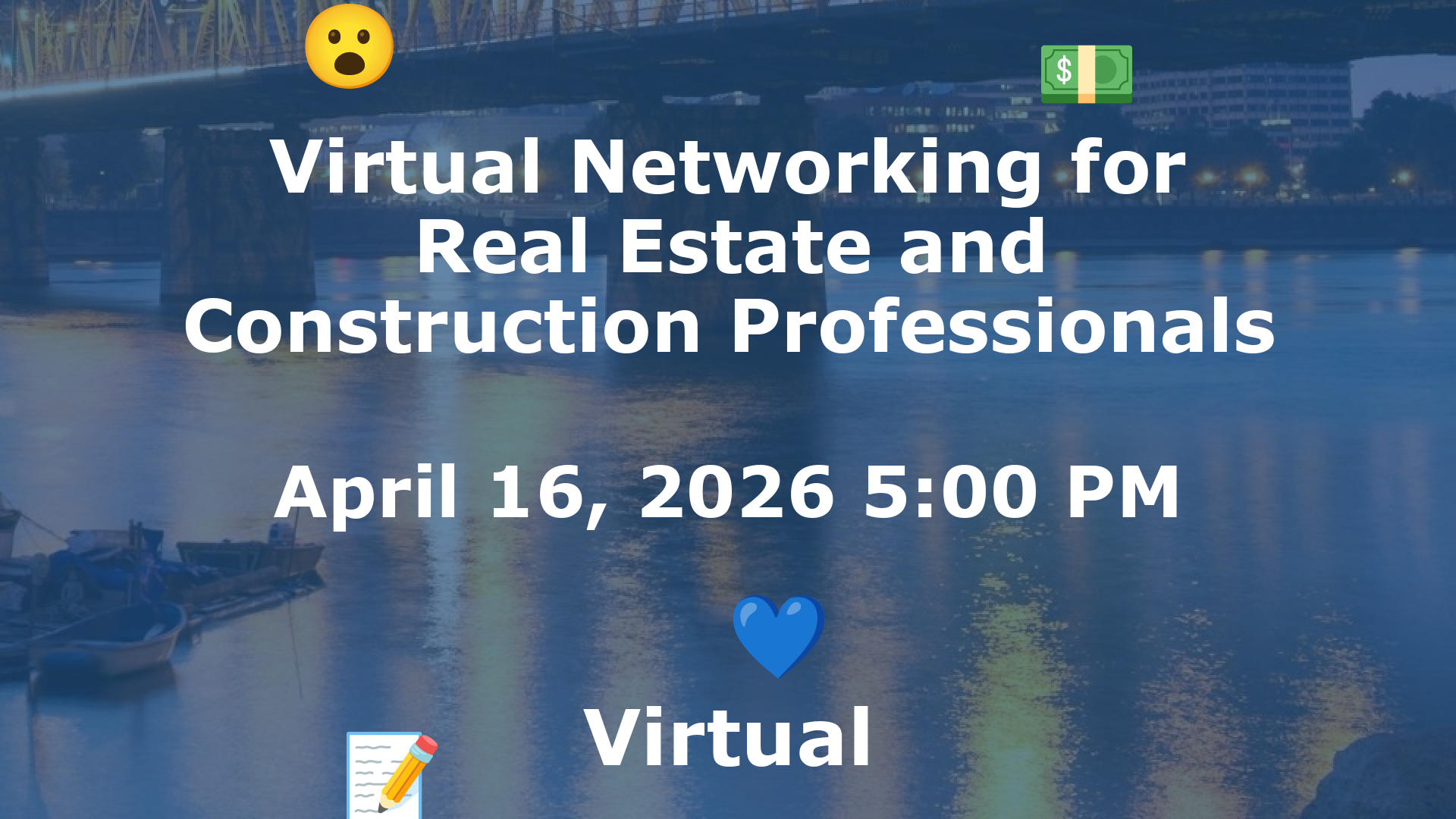 Virtual Networking for Real Estate and Construction Professionals event image